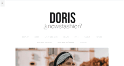Desktop Screenshot of dorisknowsfashion.com
